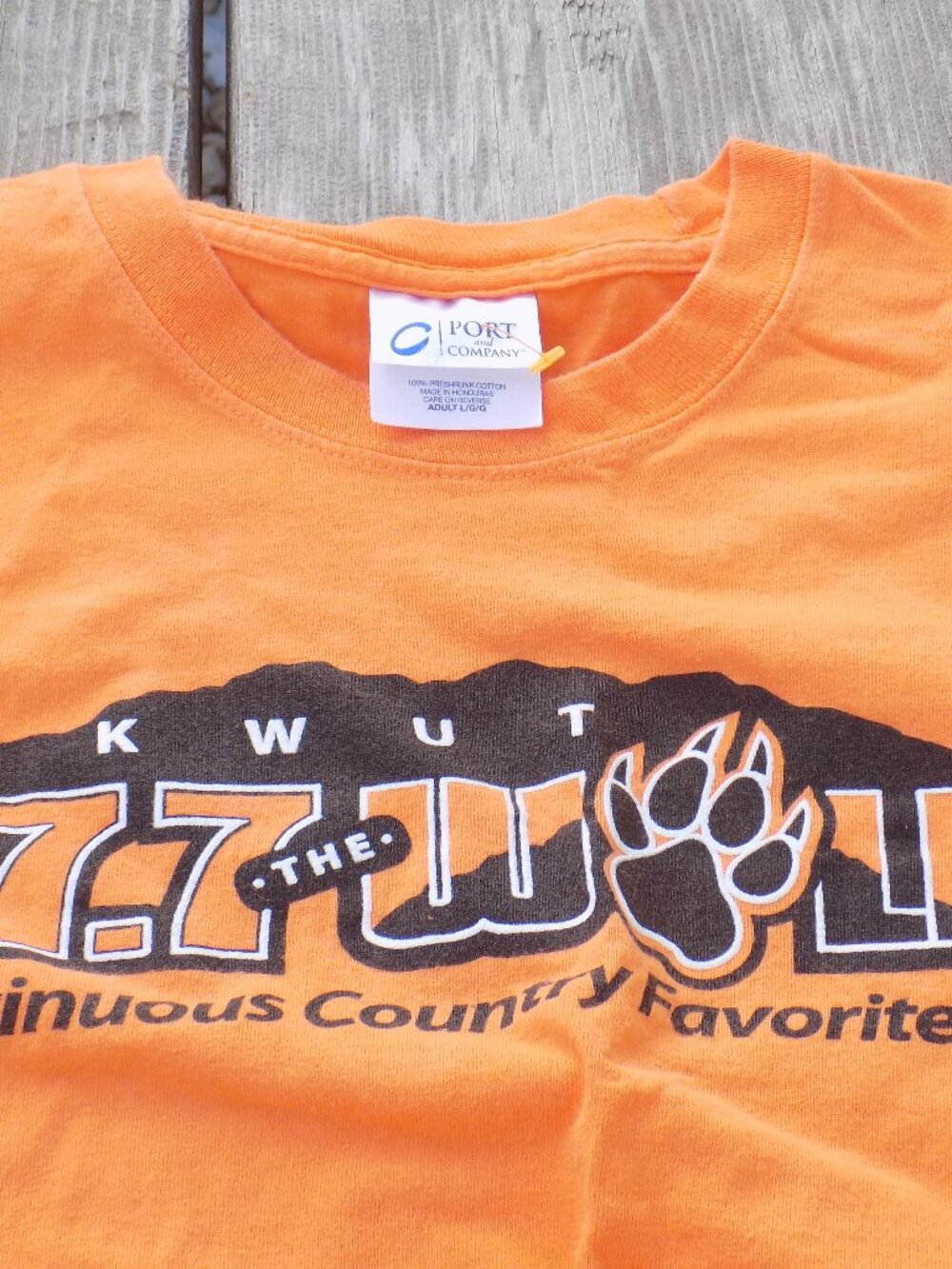 KWUT T SHIRT  PORT COMPANY ADULT LARGE